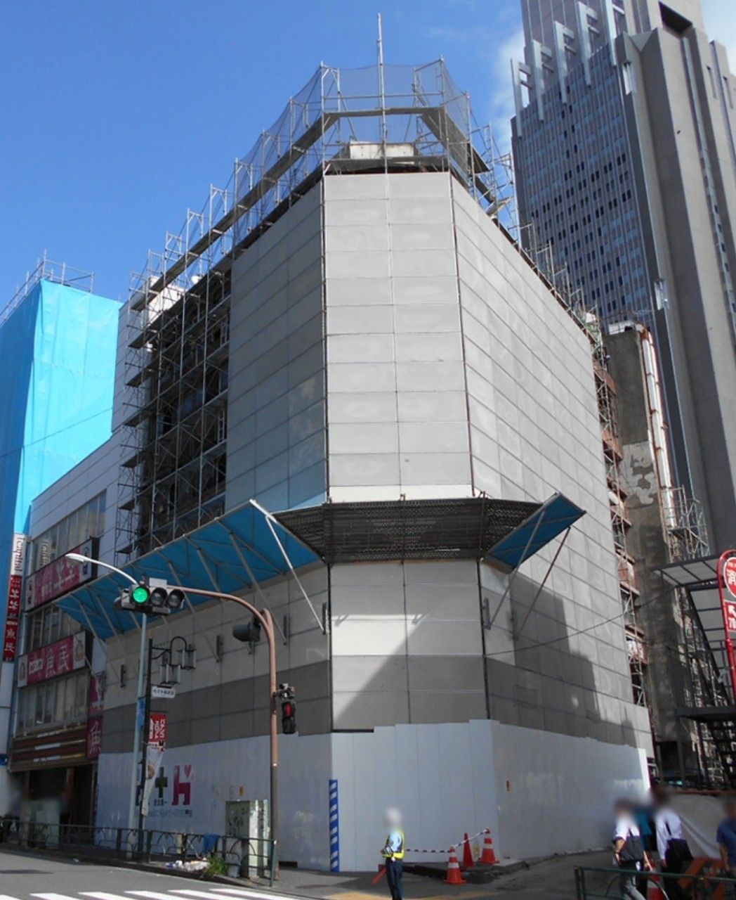 RC造7階建て 解体工事の現場写真